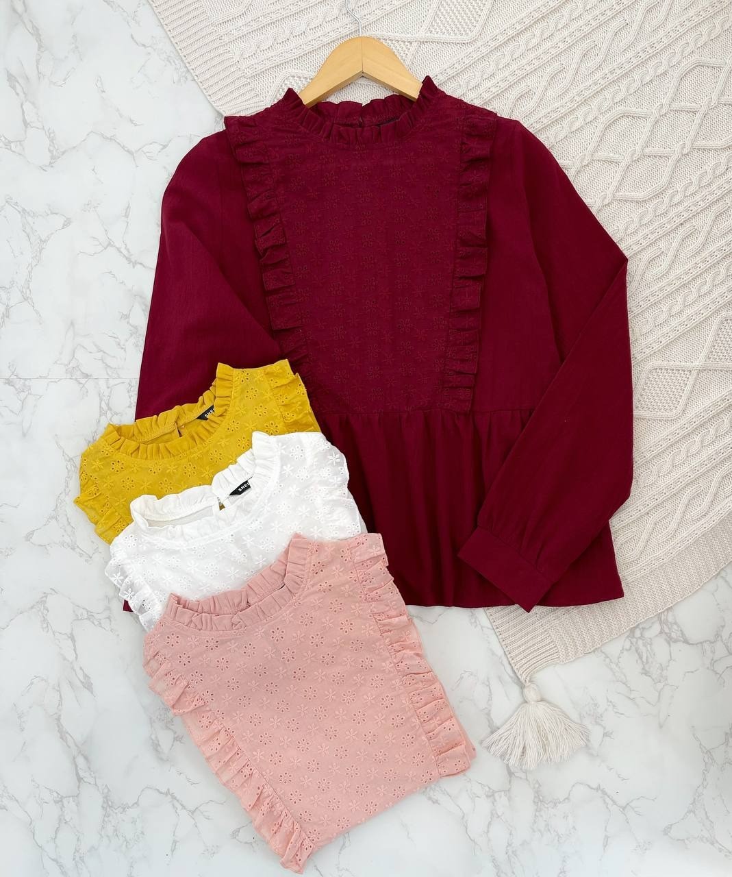 شوميز خامه دوزي برند شاين کد 1567