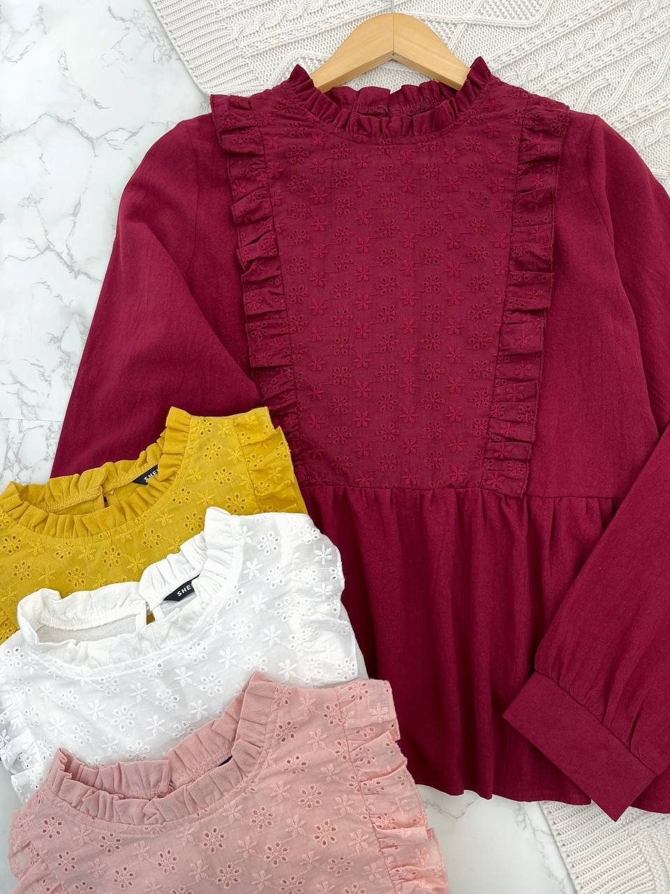 شوميز خامه دوزي برند شاين کد 1567