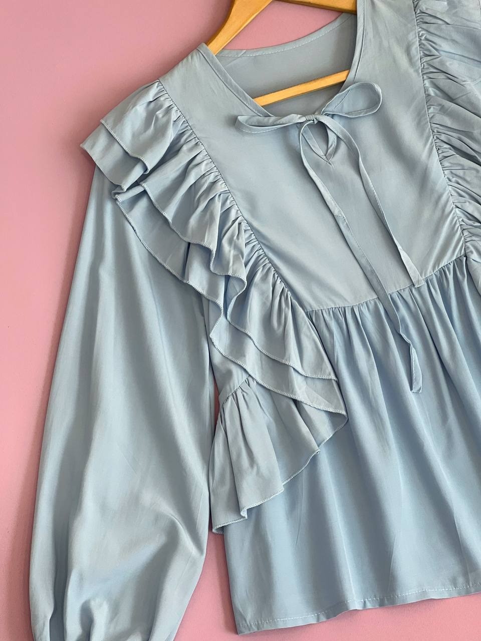 شوميز جلو چين دار کد 1654