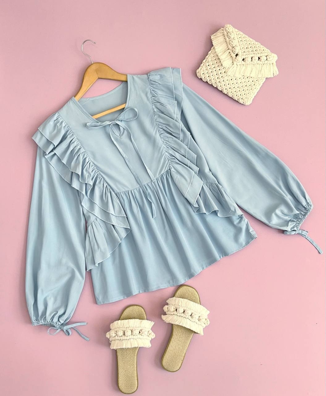 شوميز جلو چين دار کد 1654