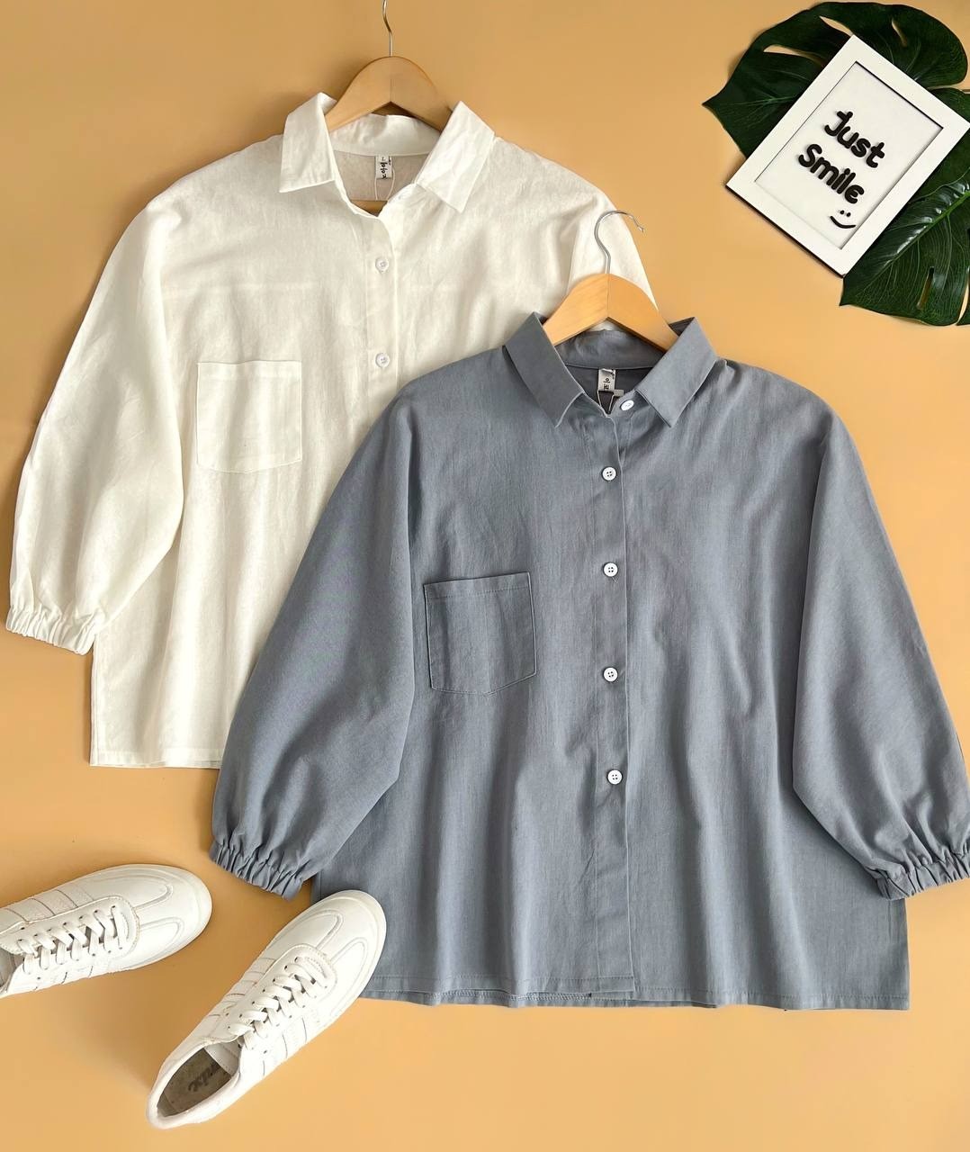 شوميز کنف آستين کيمونو کد 1606