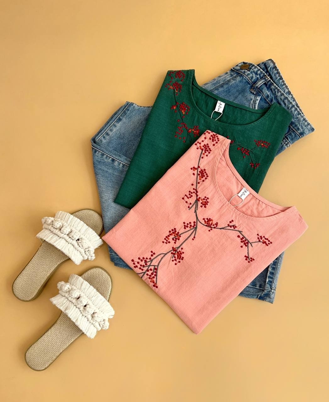 شوميز کنف گلدوزي شده کد 1617