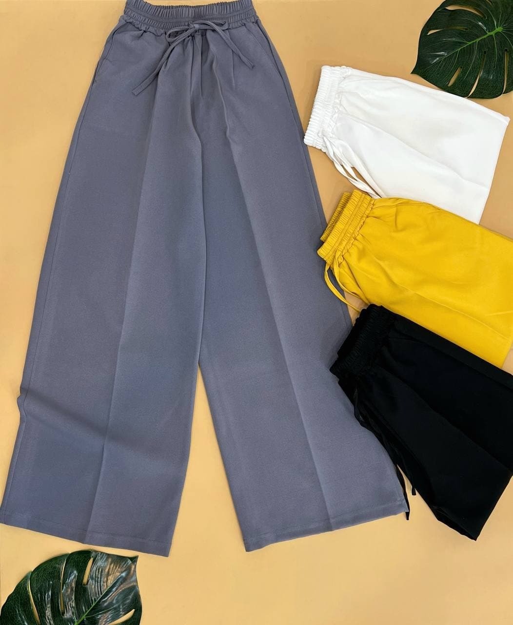 شلوار دامني مازراتي کمر کش کد 1589