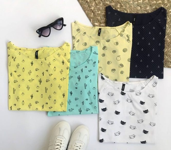 تيشرت نخ و پنبه وارداتي کد 1062