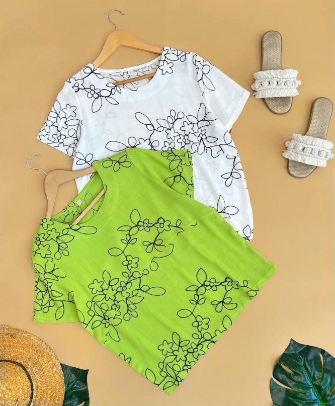 شوميز نخ گلدوزي شده کد 1624  