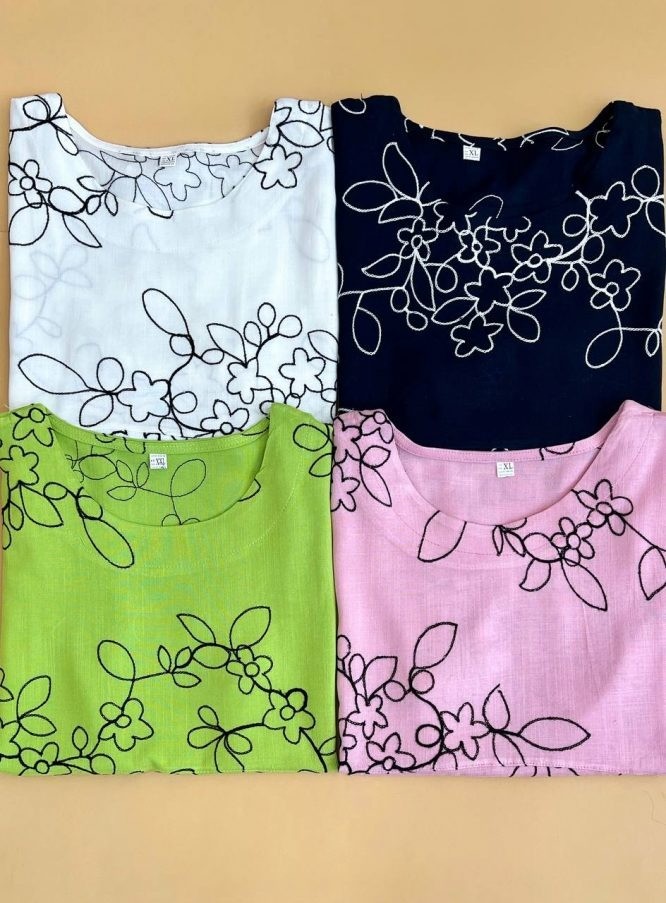 شوميز نخ گلدوزي شده کد 1624  