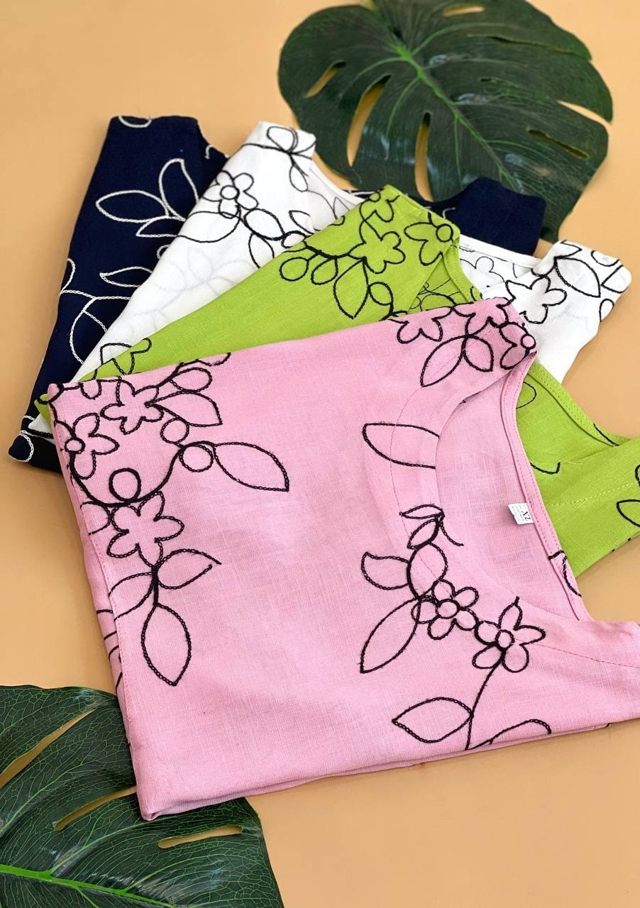 شوميز نخ گلدوزي شده کد 1624  