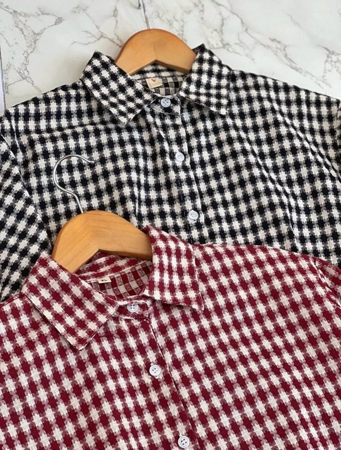 شوميز آستين پف آستين کش کد 1509