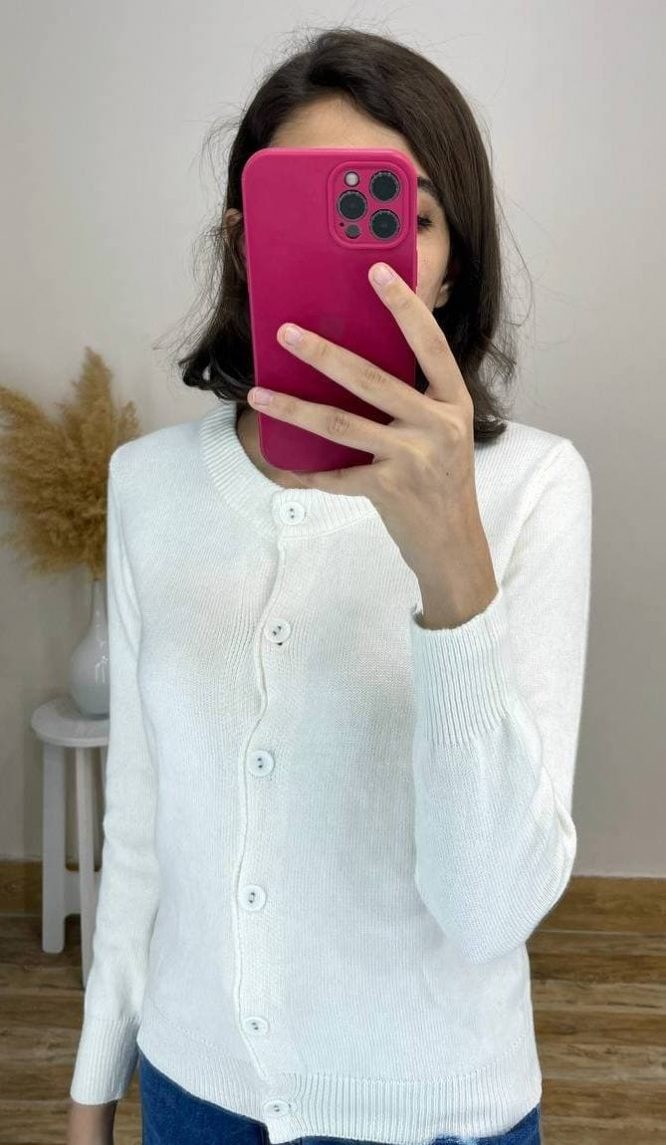 ژاکت بافت ساده کد 1270