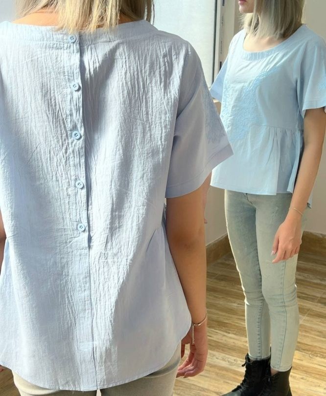 شوميز کنف گلدوزي شده کد 1425