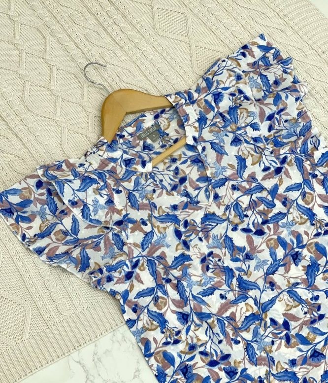 بلوز آستين دوچين نخي کد 1484