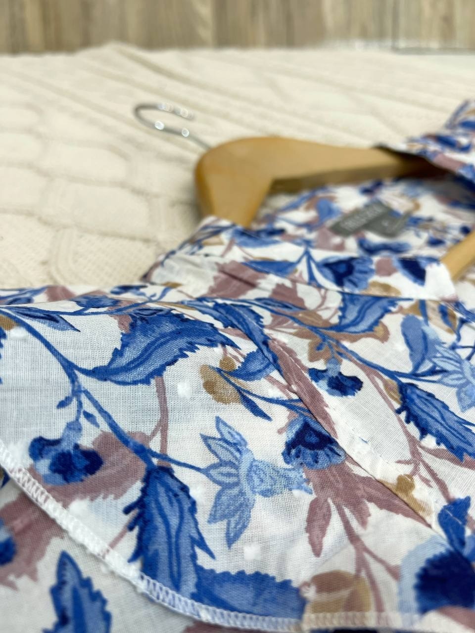 بلوز آستين دوچين نخي کد 1484