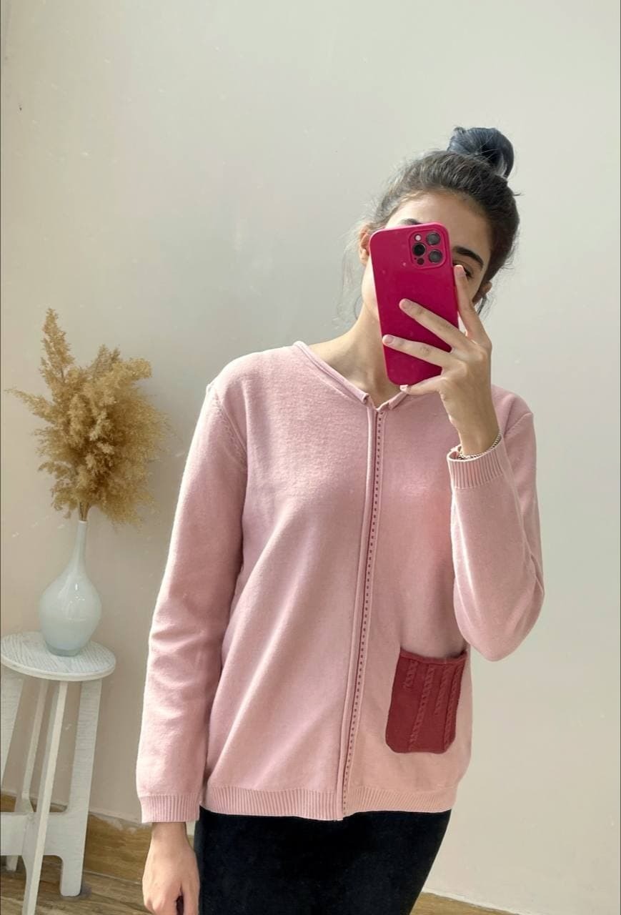 پليور بافت يقه هفت کد 1321