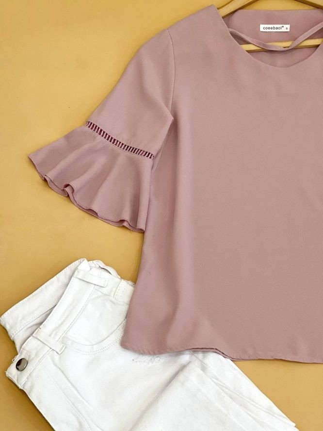 شوميز استين کلوش کد 1552