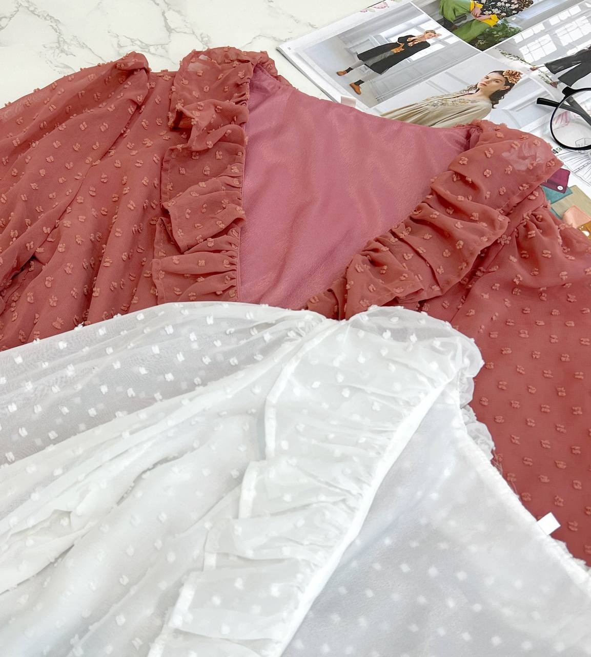 تونيک بقه چپ و راست اشکي کد 1490