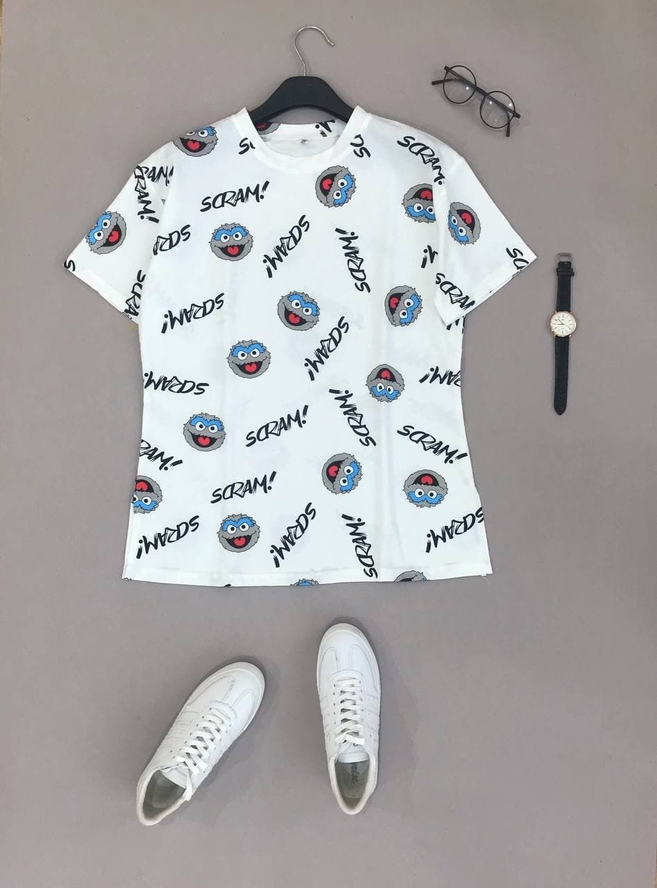 تيشرت تمام نخ و پنبه لانگ وارداتي کد 1048  