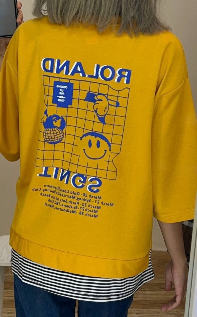 تيشرت لانگ نخ و پنبه کد 1392  