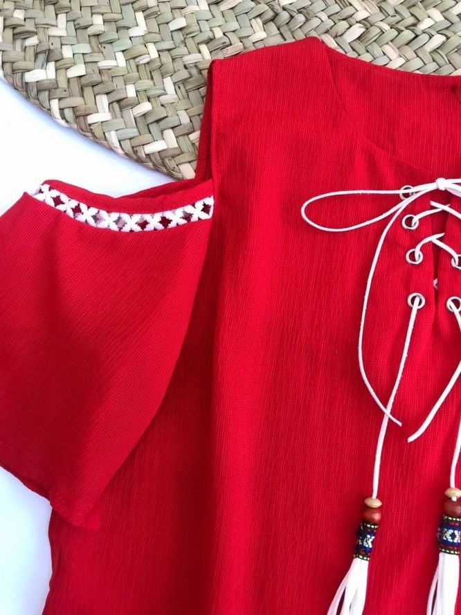 شوميز کرپ کريشه سرشونه باز کد 1116