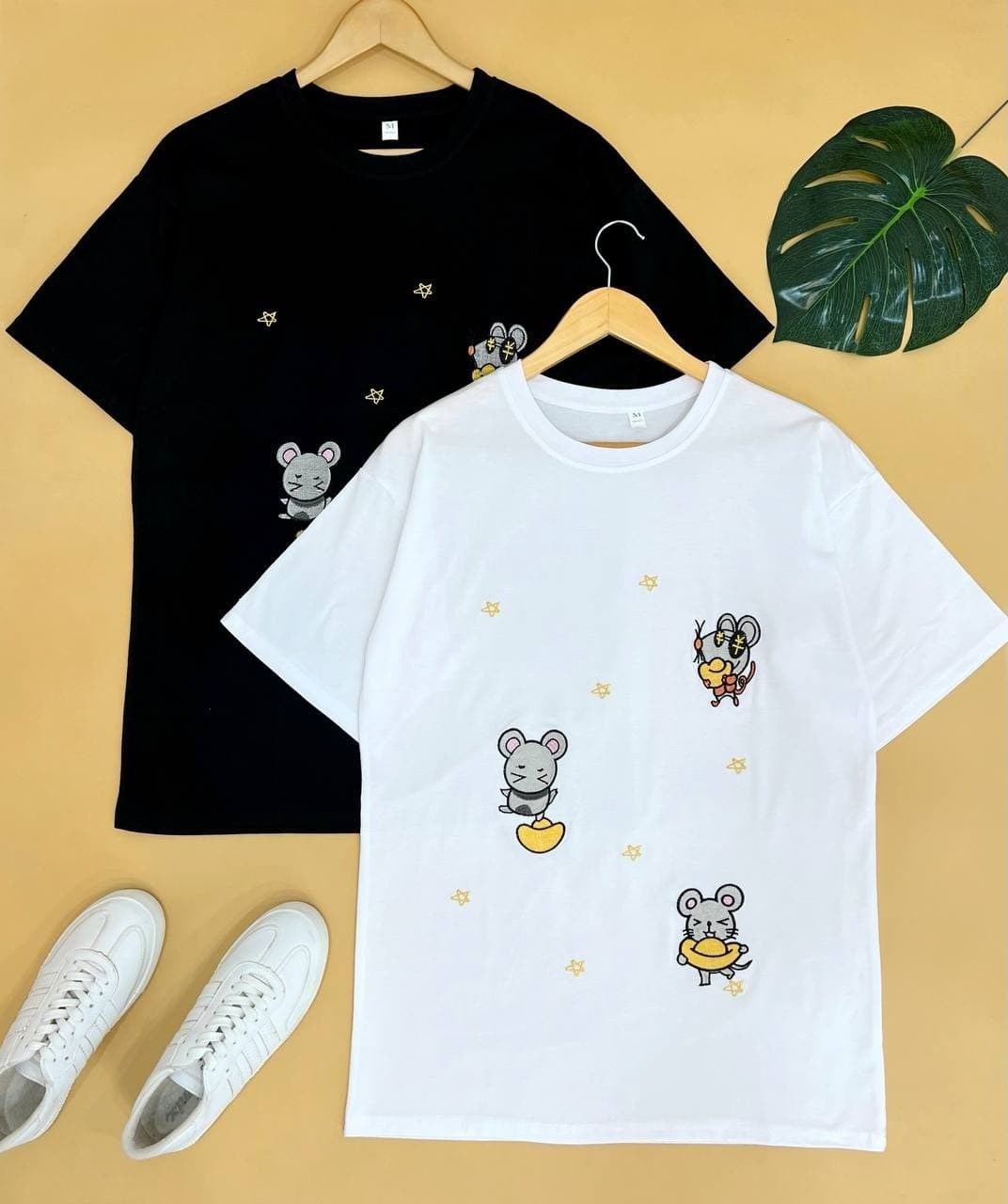 تيشرت نخ و پنبه گلدوزي شده بلند کد 1571  