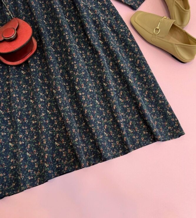 پيراهن گنف گل ريز کد 1647