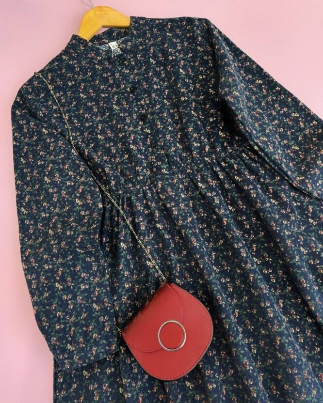 پيراهن گنف گل ريز کد 1647