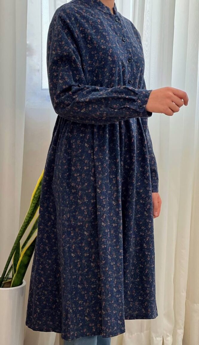 پيراهن گنف گل ريز کد 1647