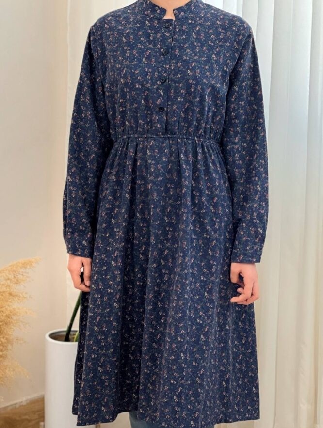 پيراهن گنف گل ريز کد 1647