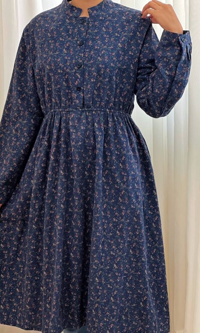 پيراهن گنف گل ريز کد 1647