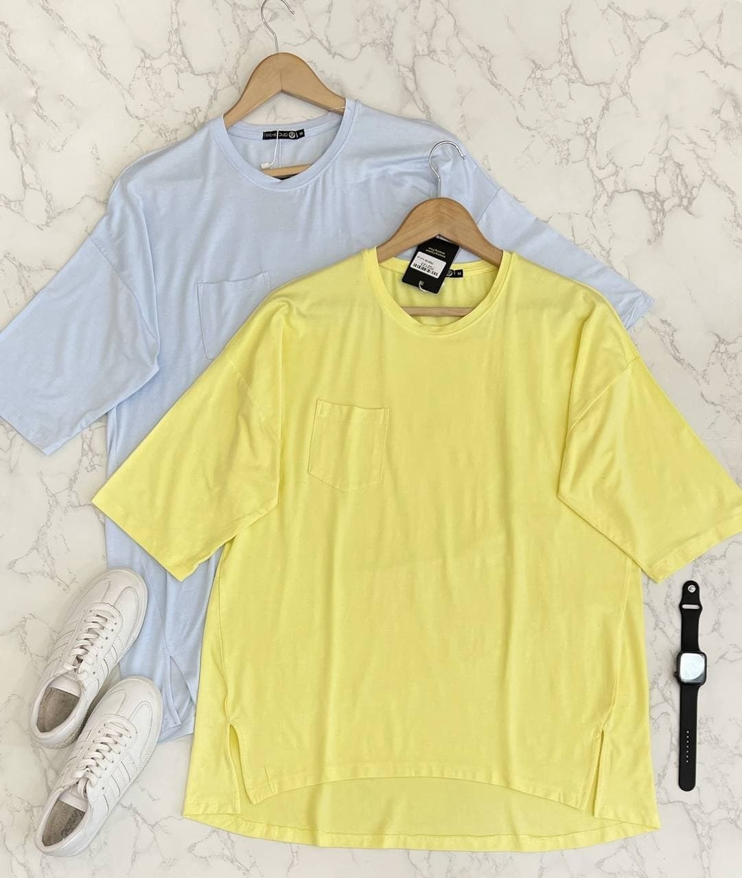 تيشرت ساده بلند کد 1523