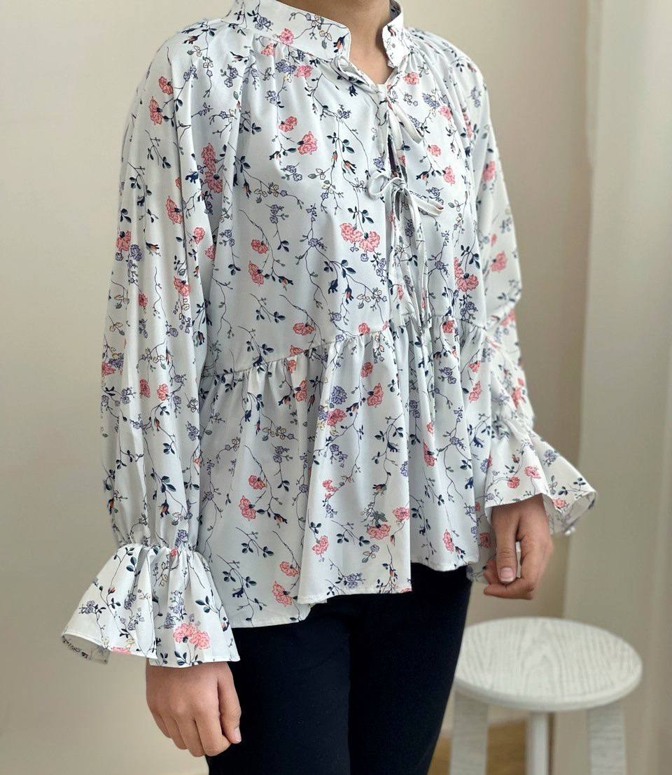 شوميز کمر چين کد 1691