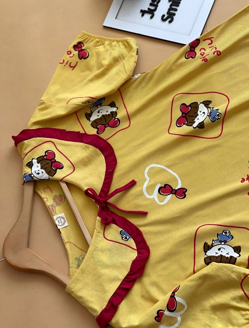 پيراهن راحتي عروسکي کد 1712