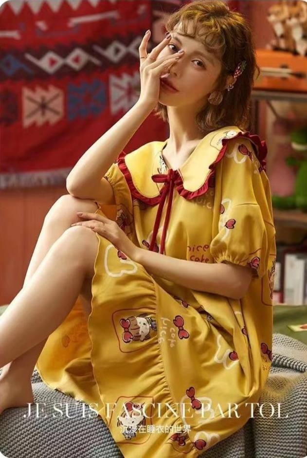 پيراهن راحتي عروسکي کد 1712