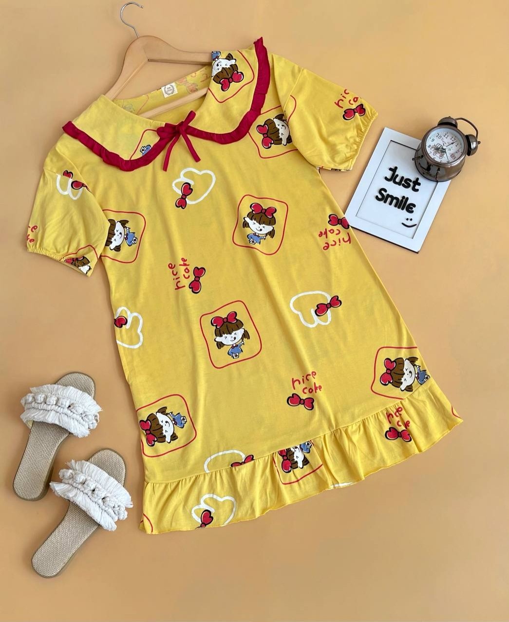 پيراهن راحتي عروسکي کد 1712