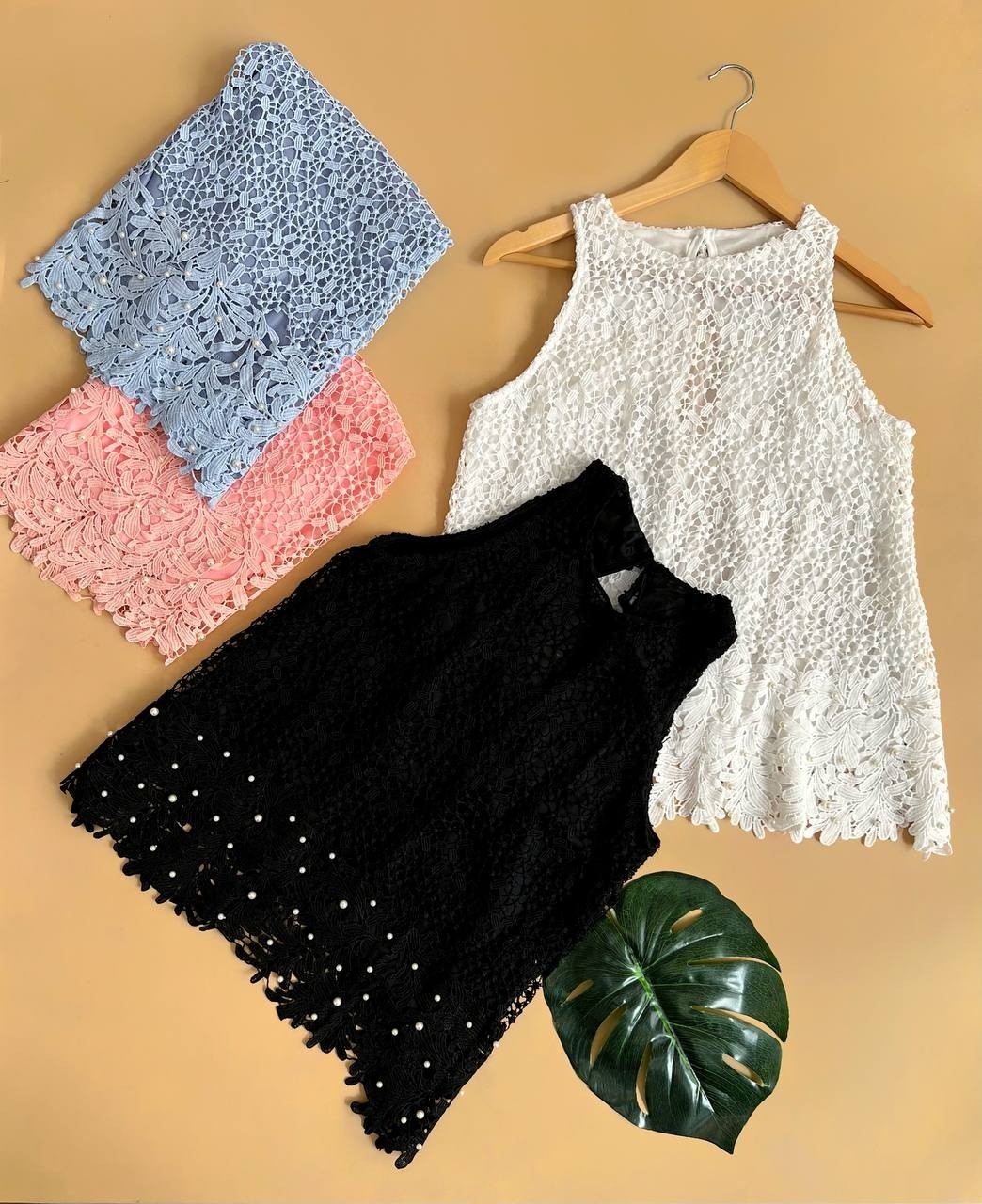 تاپ تمام گيپور مرواريدي کد 1729