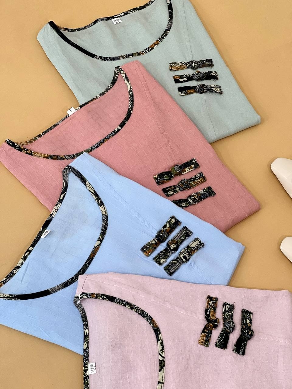 شوميز تکه دوزي کد 1744