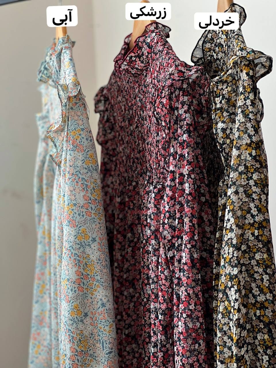 شوميز مانتويي يقه چين گل ريز کد 1765