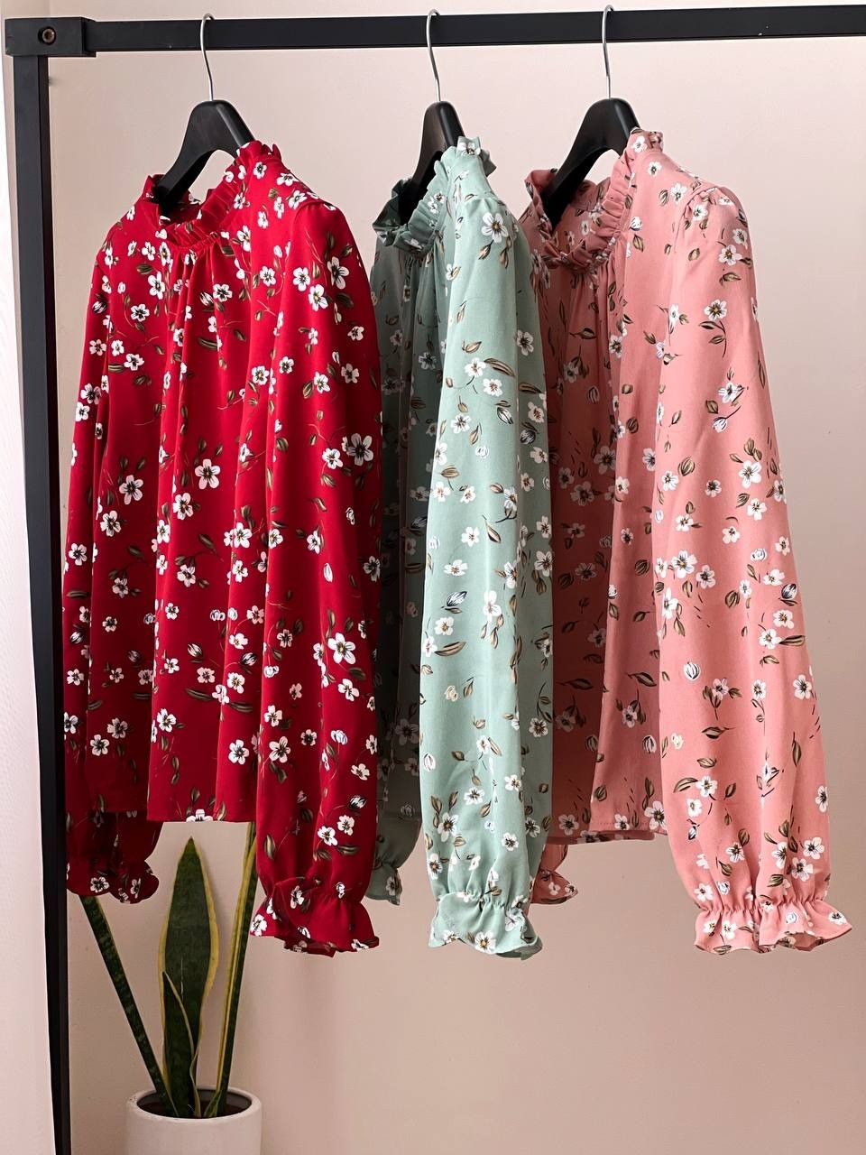 شوميز کرپ گلدار کد 1778