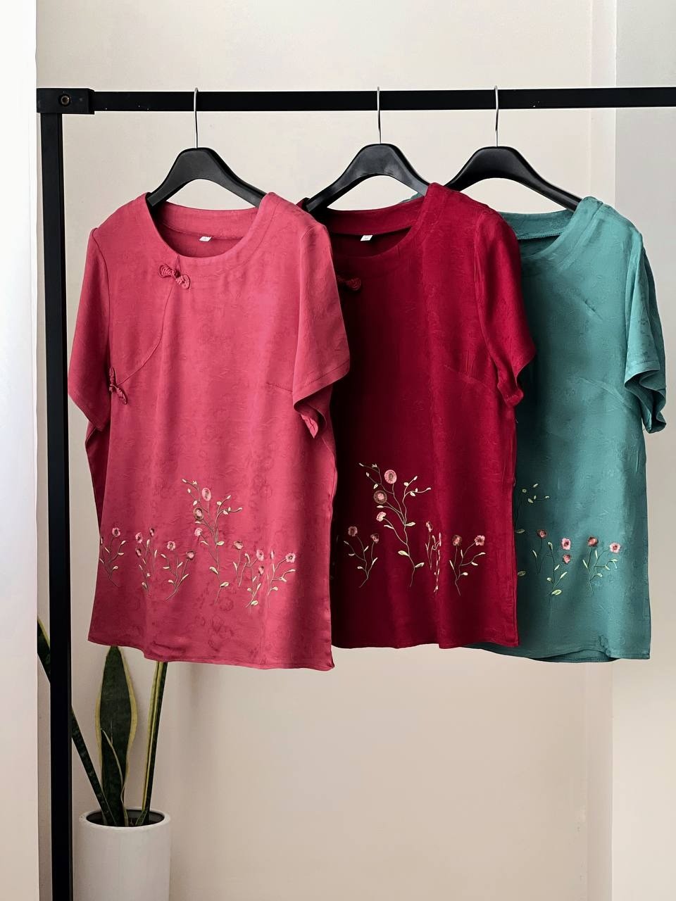 شوميز نخي گلدوزي شده کد 1780