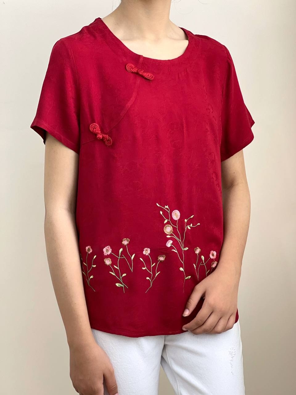 شوميز نخي گلدوزي شده کد 1780