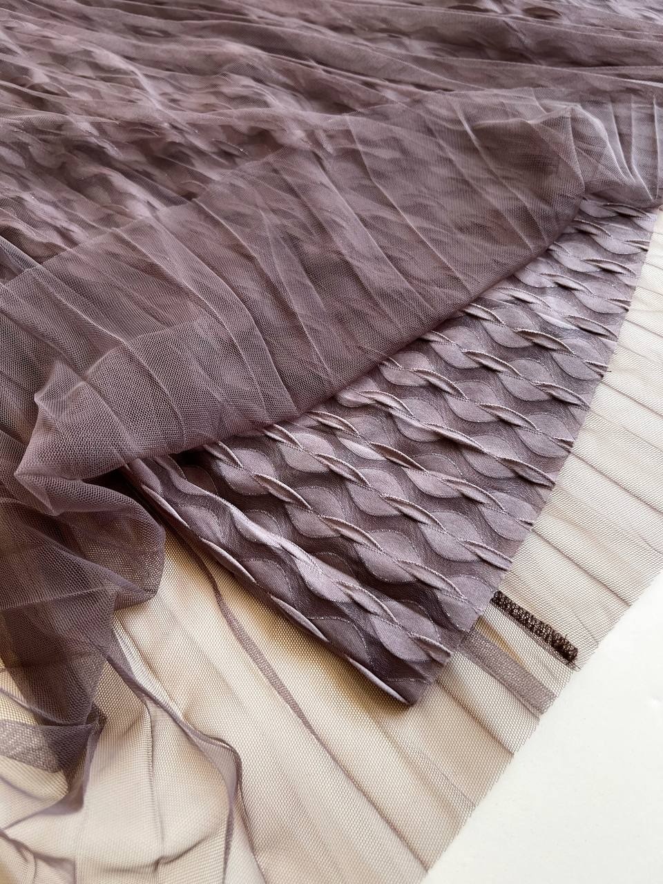 دامن پلیسه توری دو لایه کد 1794