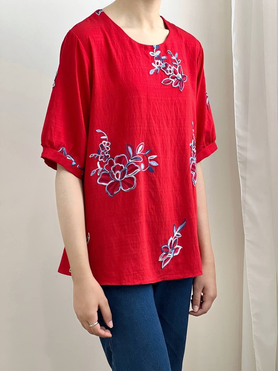 شومیز تمام گلدوزی کد 1795