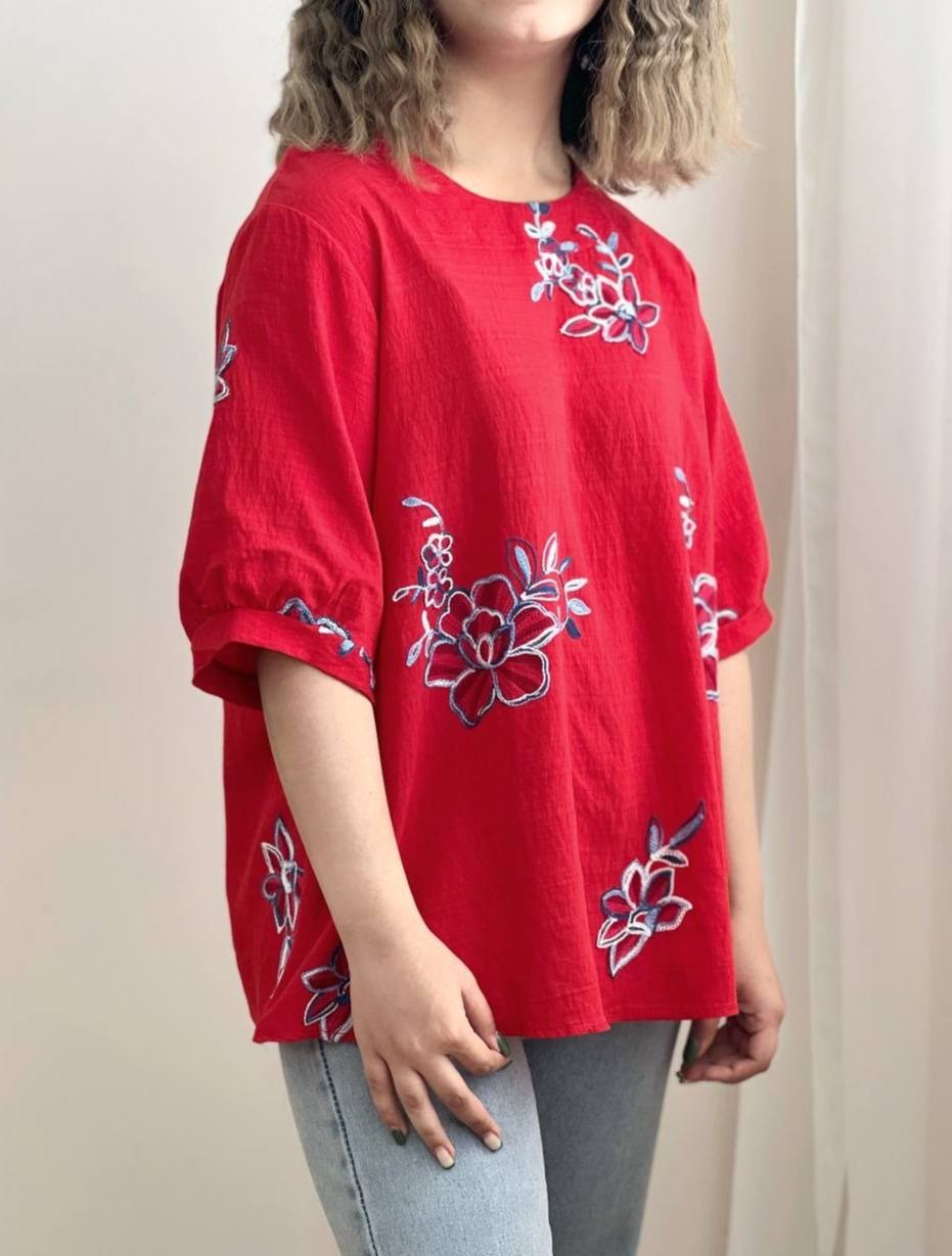 شومیز تمام گلدوزی کد 1795