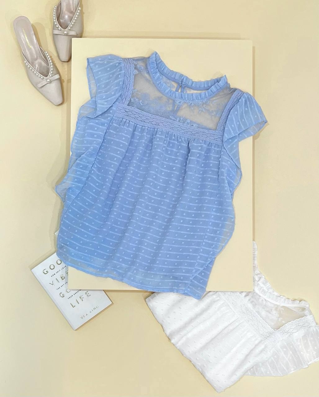 شومیز اشکی استین چین کد 1803