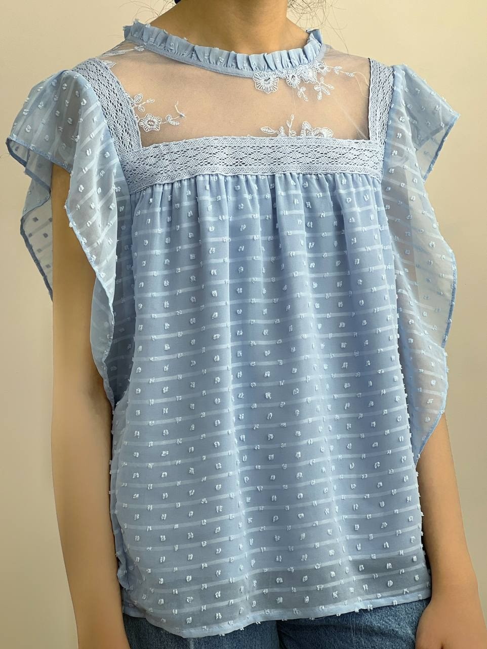 شومیز اشکی استین چین کد 1803