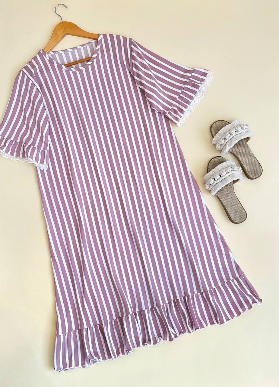 پیراهن راحتی آستین گیپور کد 1805