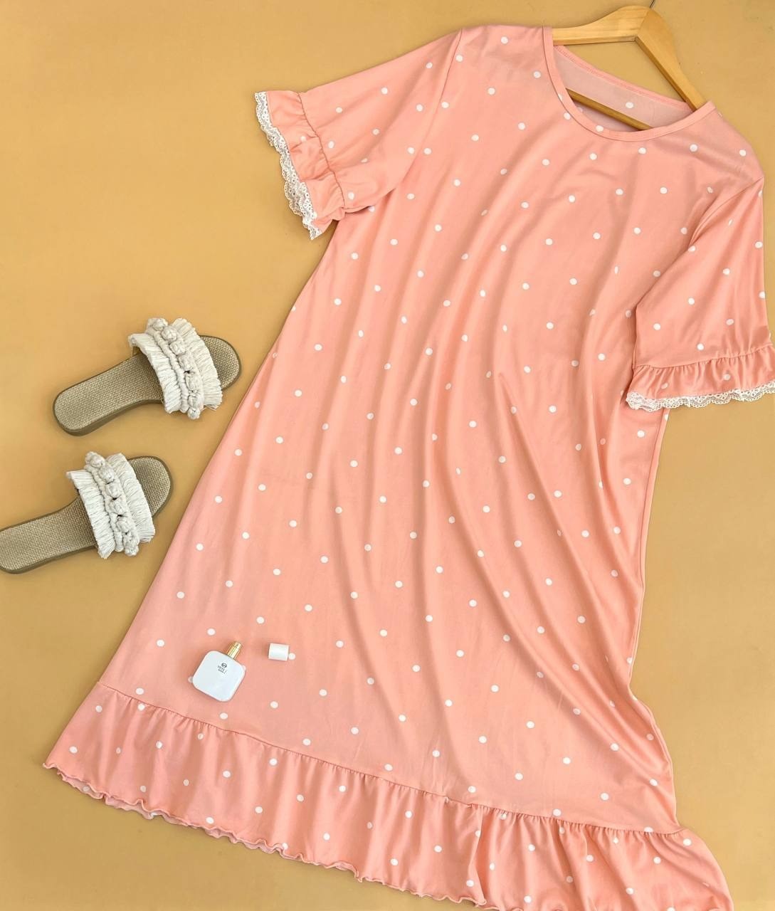 پیراهن راحتی آستین گیپور کد 1805