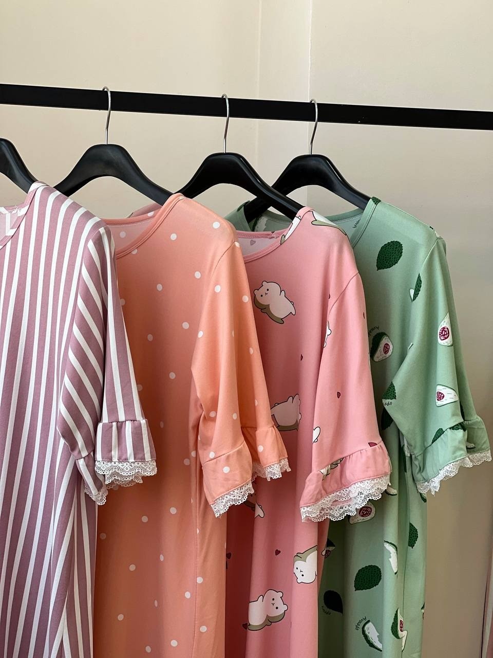 پیراهن راحتی آستین گیپور کد 1805