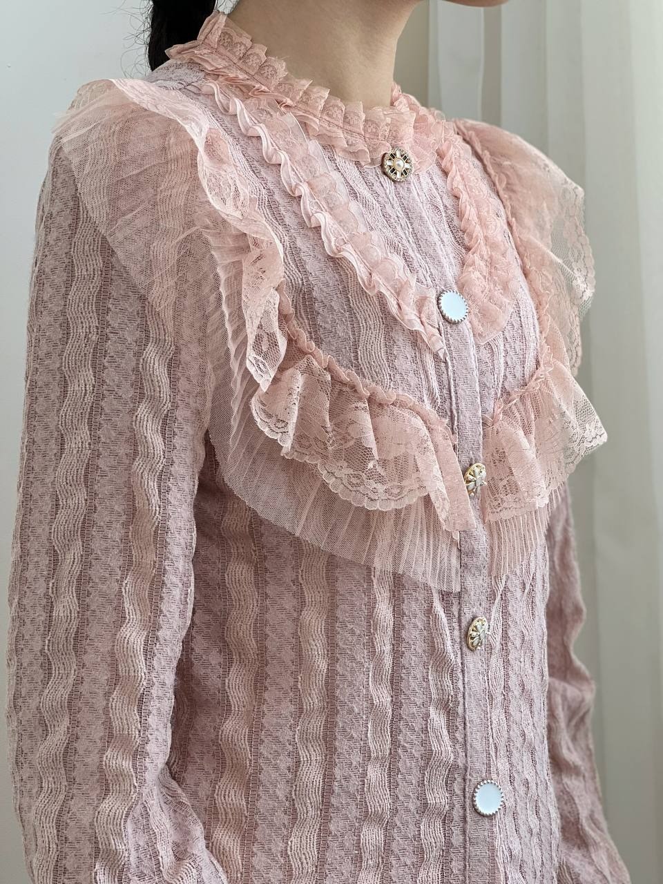 شومیز کالباسی با تاپ کد 1808