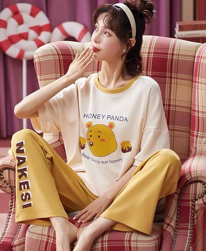 ست بلوز و شلوار راحتی کد 1809