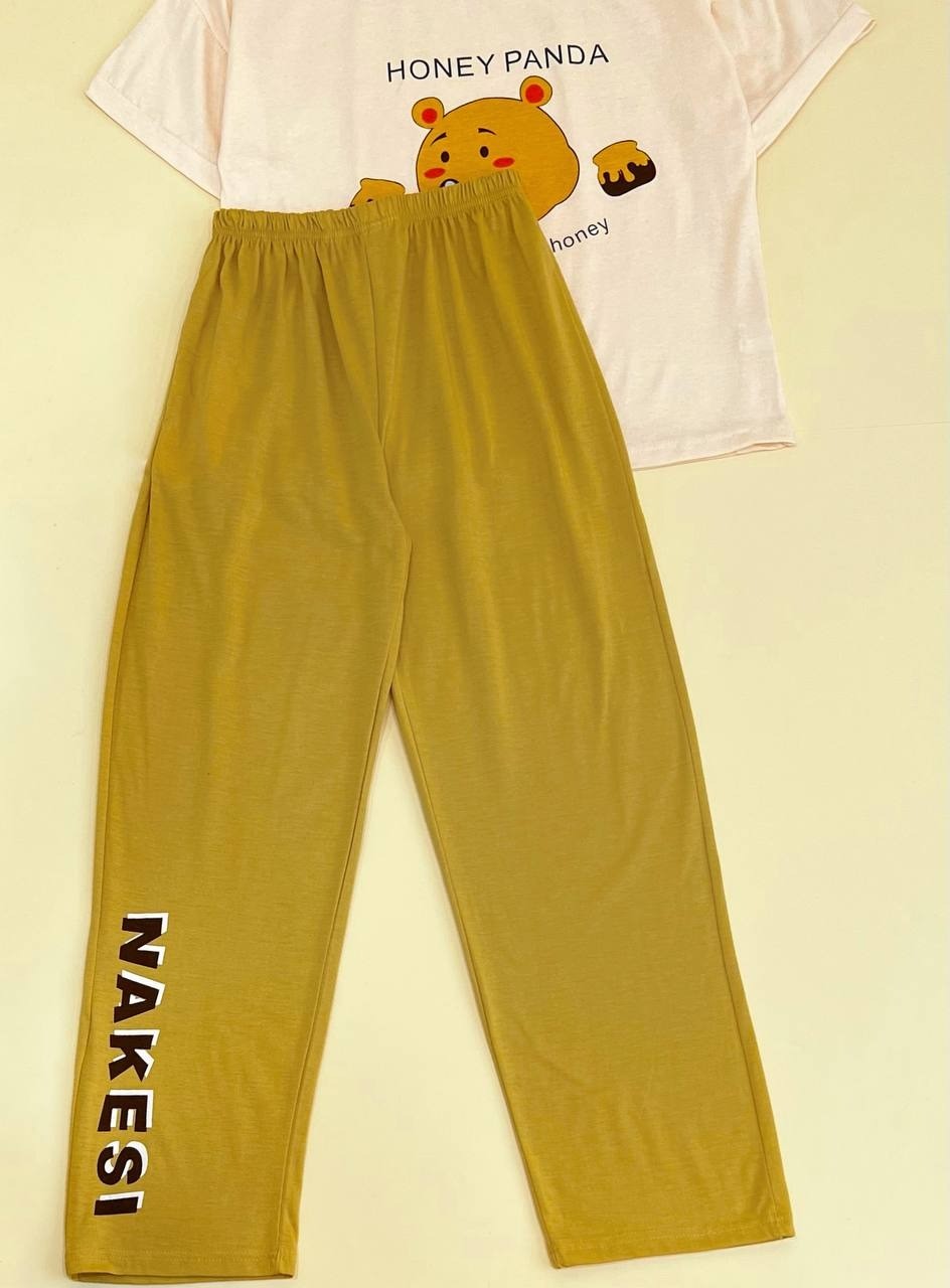 ست بلوز و شلوار راحتی کد 1809